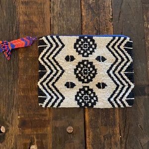 Anthropologie Jasper and Jeera beaded clutch . EUC